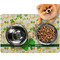St. Patrick's Day Dog Food Mat - Small LIFESTYLE
