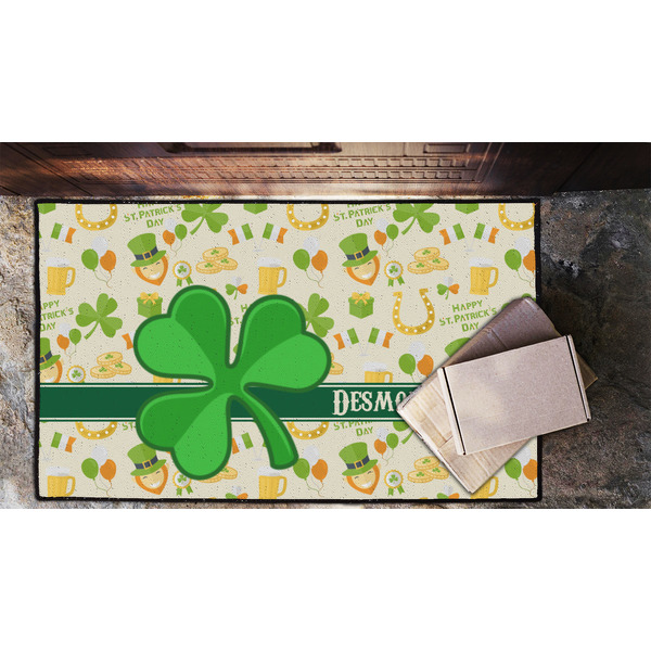 St. Patrick's Day Door Mat - LIFESTYLE (Lrg)