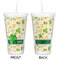 St. Patrick's Day Double Wall Tumbler with Straw - Approval