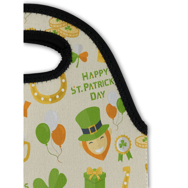 St. Patrick's Day Double Wine Tote - Detail 1 (new)