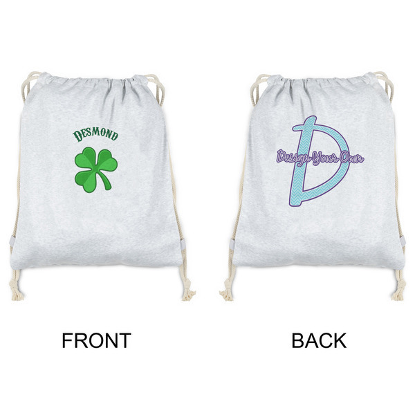 St. Patrick's Day Drawstring Backpacks - Sweatshirt Fleece - Double Sided - APPROVAL