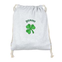 St. Patrick's Day Drawstring Backpack - Sweatshirt Fleece - Single Sided (Personalized)
