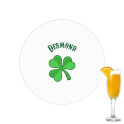 St. Patrick's Day Printed Drink Topper - 2.15" (Personalized)