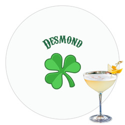 St. Patrick's Day Printed Drink Topper - 3.5" (Personalized)