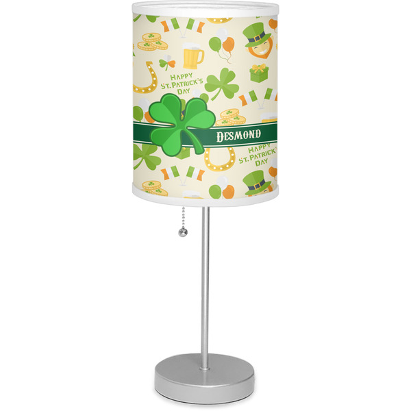 Custom St. Patrick's Day 7" Drum Lamp with Shade (Personalized)