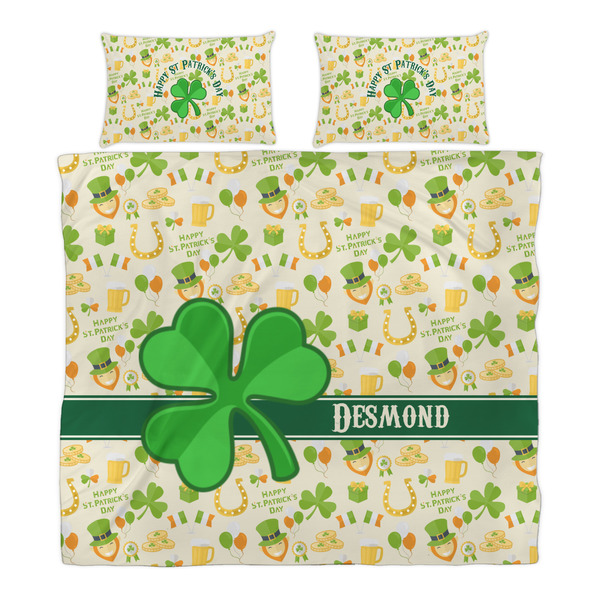 St. Patrick's Day Duvet Cover Set - King - Alt Approval