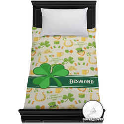 St. Patrick's Day Duvet Cover - Twin XL (Personalized)