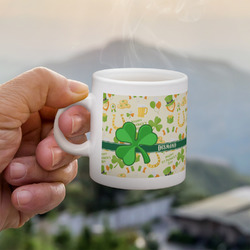 St. Patrick's Day Single Shot Espresso Cup - Single (Personalized)
