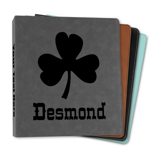 Custom St. Patrick's Day Leather Binder - 1" (Personalized)