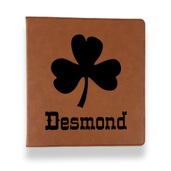 St. Patrick's Day Leather Binder - 1" - Rawhide (Personalized)