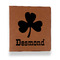 St. Patrick's Day Leather Binder - 1" - Rawhide - Front View