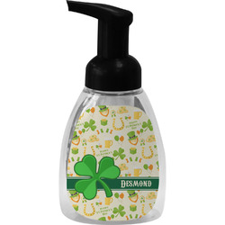 St. Patrick's Day Foam Soap Bottle - Black (Personalized)