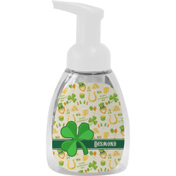 St. Patrick's Day Foam Soap Bottle - White (Personalized)