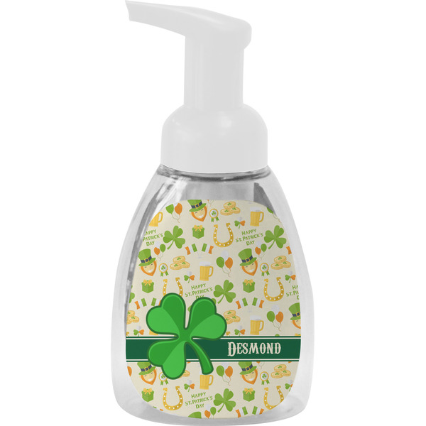 Custom St. Patrick's Day Foam Soap Bottle - White (Personalized)