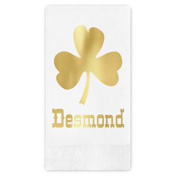 St. Patrick's Day Guest Napkins - Foil Stamped (Personalized)