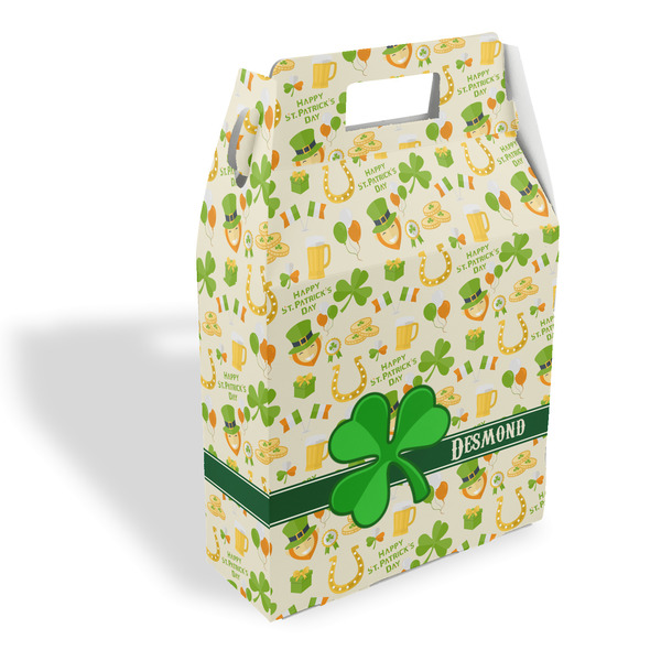 Custom St. Patrick's Day Gable Favor Box (Personalized)