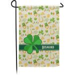 St. Patrick's Day Small Garden Flag - Single Sided w/ Name or Text