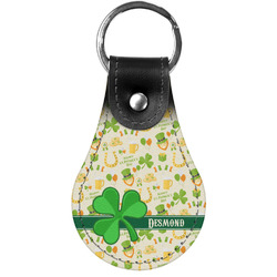 St. Patrick's Day Genuine Leather Keychain (Personalized)