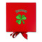 St. Patrick's Day Gift Boxes with Magnetic Lid - Red - Approval