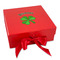 St. Patrick's Day Gift Boxes with Magnetic Lid - Red - Front