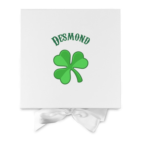 St. Patrick's Day Gift Boxes with Magnetic Lid - White - Approval