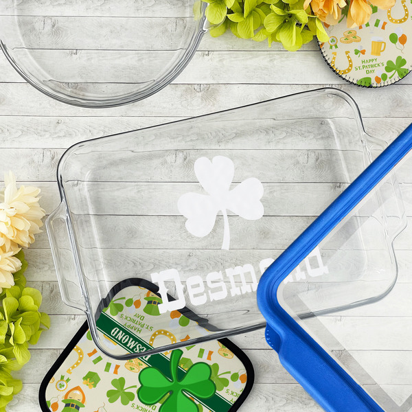 St. Patrick's Day Glass Baking Dish - LIFESTYLE (13x9)