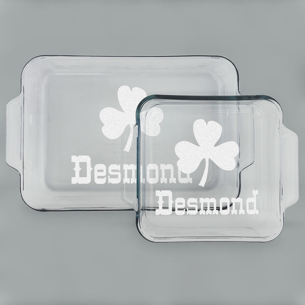 St. Patrick's Day Glass Baking Dish Set - MAIN (set)