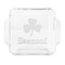 St. Patrick's Day Glass Cake Dish - FRONT (8x8)
