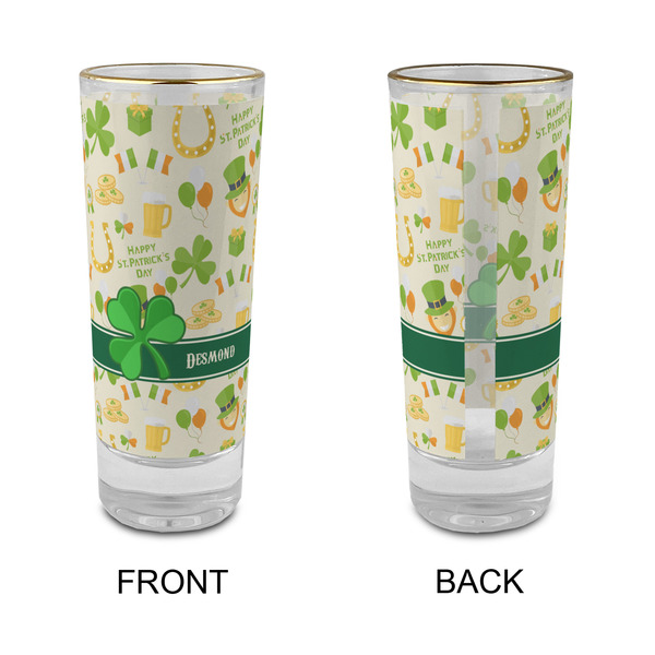 St. Patrick's Day Glass Shot Glass - 2 oz - Single - APPROVAL