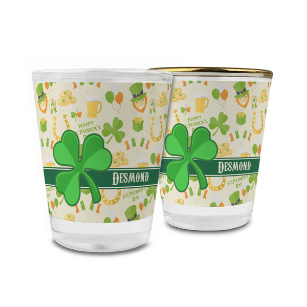 Custom St. Patrick's Day Glass Shot Glass - 1.5 oz (Personalized)