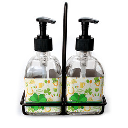 St. Patrick's Day Glass Soap & Lotion Bottles (Personalized)