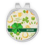 St. Patrick's Day Golf Ball Marker - Hat Clip - Silver