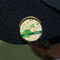St. Patrick's Day Golf Ball Marker Hat Clip - Gold - On Hat
