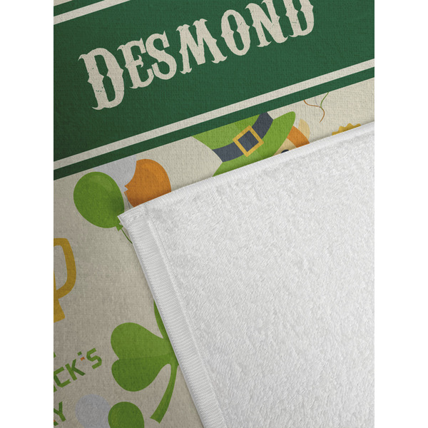St. Patrick's Day Golf Towel - Detail