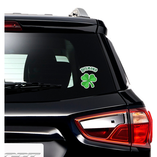 St. Patrick's Day Graphic Car Decal (On Car Window)