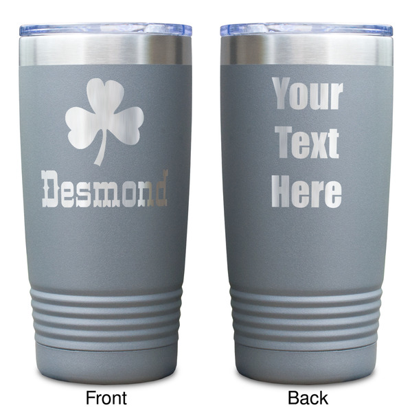 St. Patrick's Day Gray Polar Camel Tumbler - 20oz - Double Sided - Approval