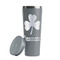 St. Patrick's Day Grey RTIC Everyday Tumbler - 28 oz. - Lid Off