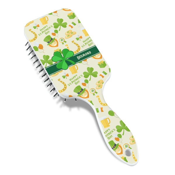 St. Patrick's Day Hair Brush - Angle View