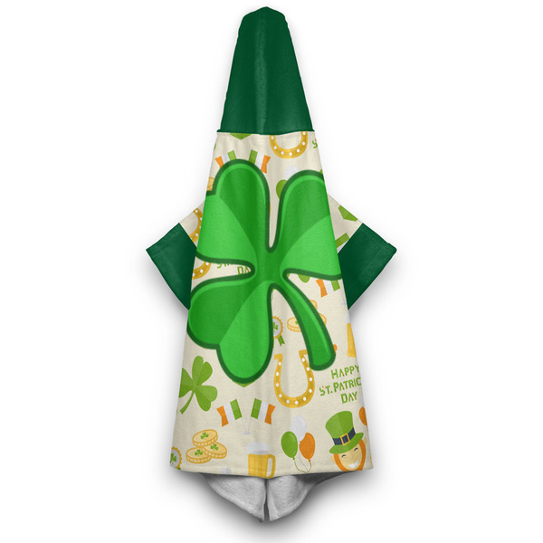 St. Patrick's Day Hooded Towel - Hanging
