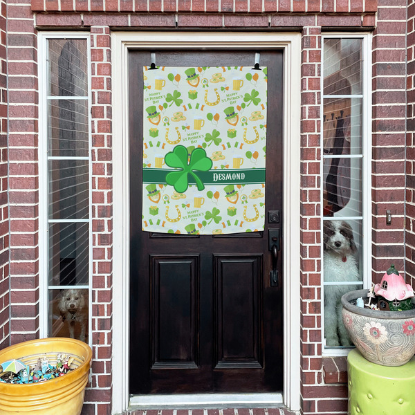 St. Patrick's Day House Flags - Double Sided - (Over the door) LIFESTYLE