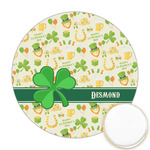 St. Patrick's Day Printed Cookie Topper - Round (Personalized)