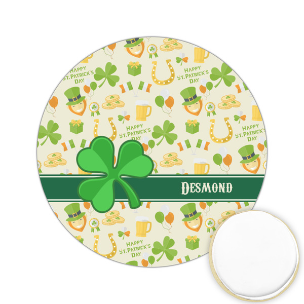 Custom St. Patrick's Day Printed Cookie Topper - 2.15" (Personalized)