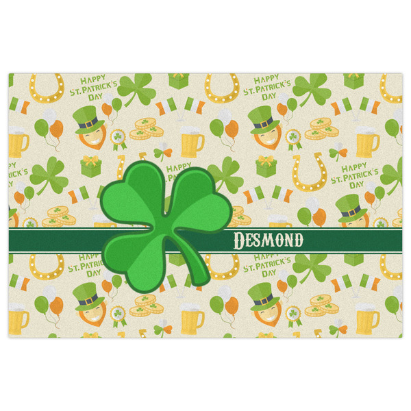 St. Patrick's Day Indoor / Outdoor Rug - 2'x3' - Front Flat