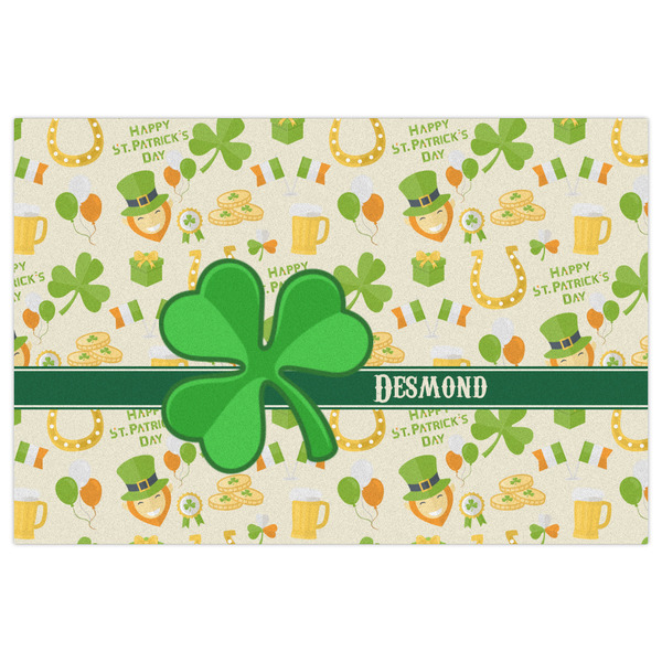 St. Patrick's Day Indoor / Outdoor Rug - 4'x6' - Front Flat
