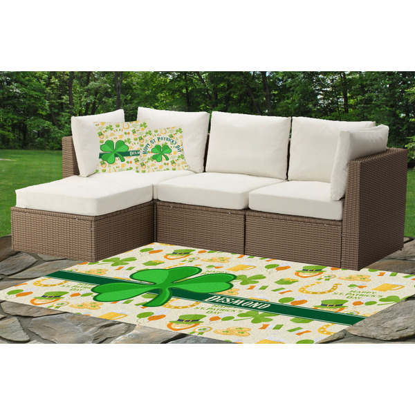 St. Patrick's Day Indoor / Outdoor Rug & Cushions