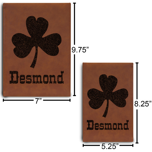 St. Patrick's Day Journal Size Comparisons w/ Dimensions