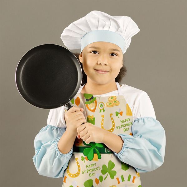 St. Patrick's Day Kid's Aprons - Medium - Lifestyle