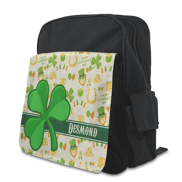 Custom St. Patrick's Day Preschool Backpack (Personalized)