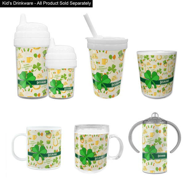 St. Patrick's Day Kid's Drinkware - Customized & Personalized