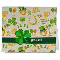 St. Patrick's Day Kitchen Towel - Poly Cotton w/ Name or Text